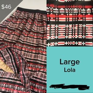 LuLaRoe Lola Skirt Size Large BNWT